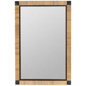 Oblivion Wisp Rattan Wall Mirror 24W x 36H