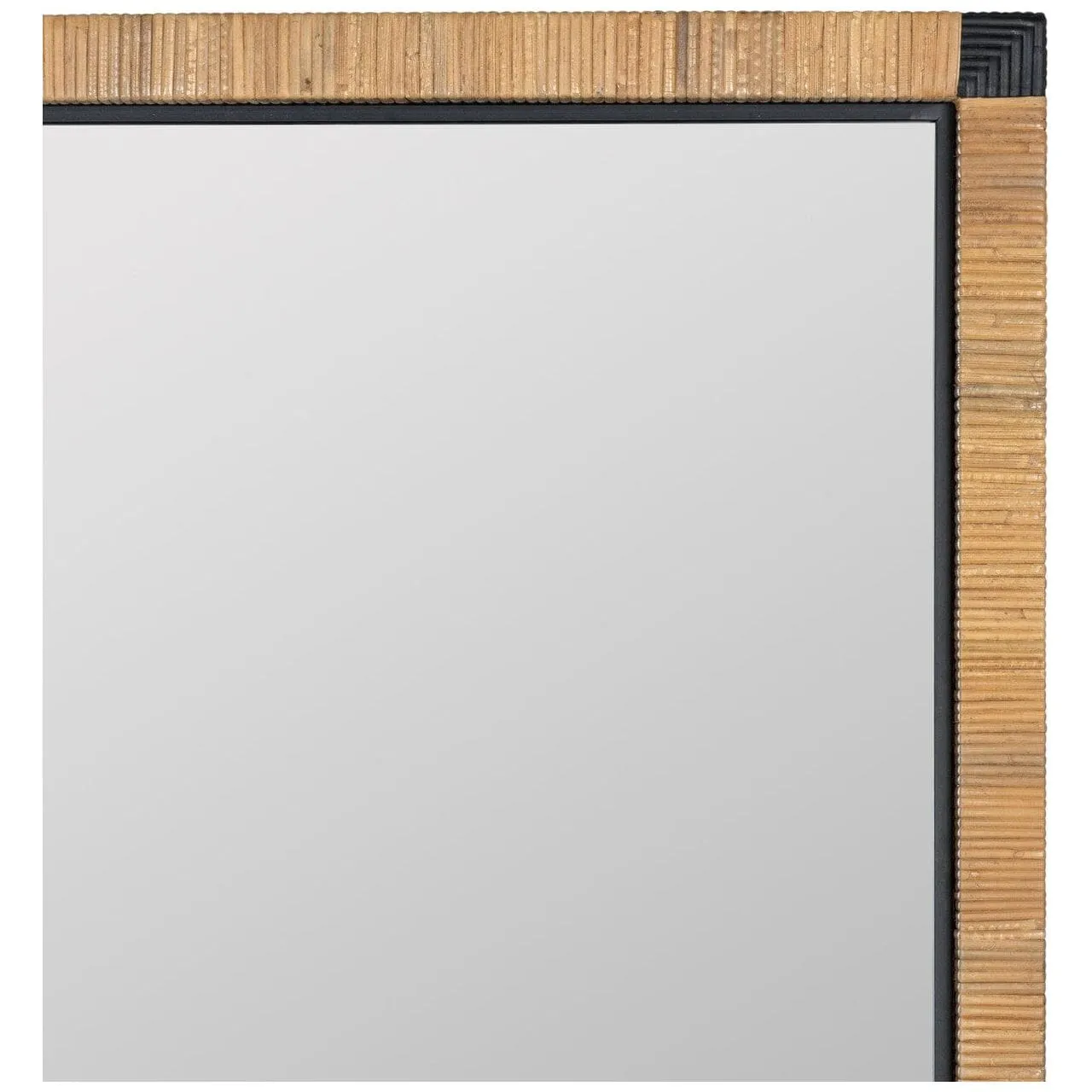 Oblivion Wisp Rattan Wall Mirror 24W x 36H
