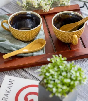 Ochre Soup Bowls - Set of 2