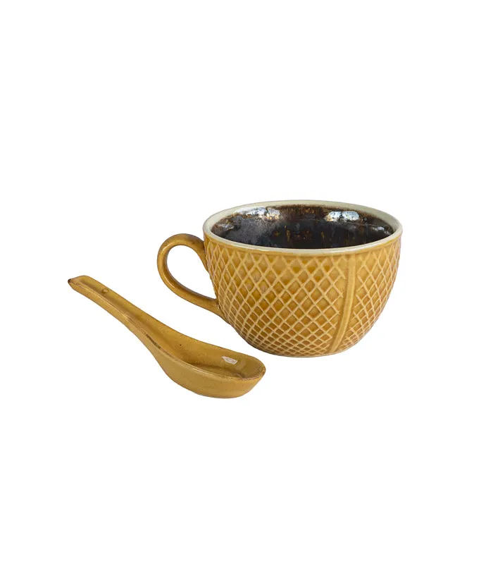 Ochre Soup Bowls - Set of 2