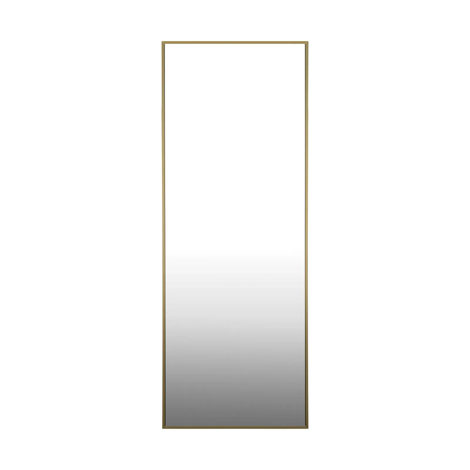 Oikiture Full Length Mirror Rectangle Dressing Floor Mirrors 166x60cm Gold