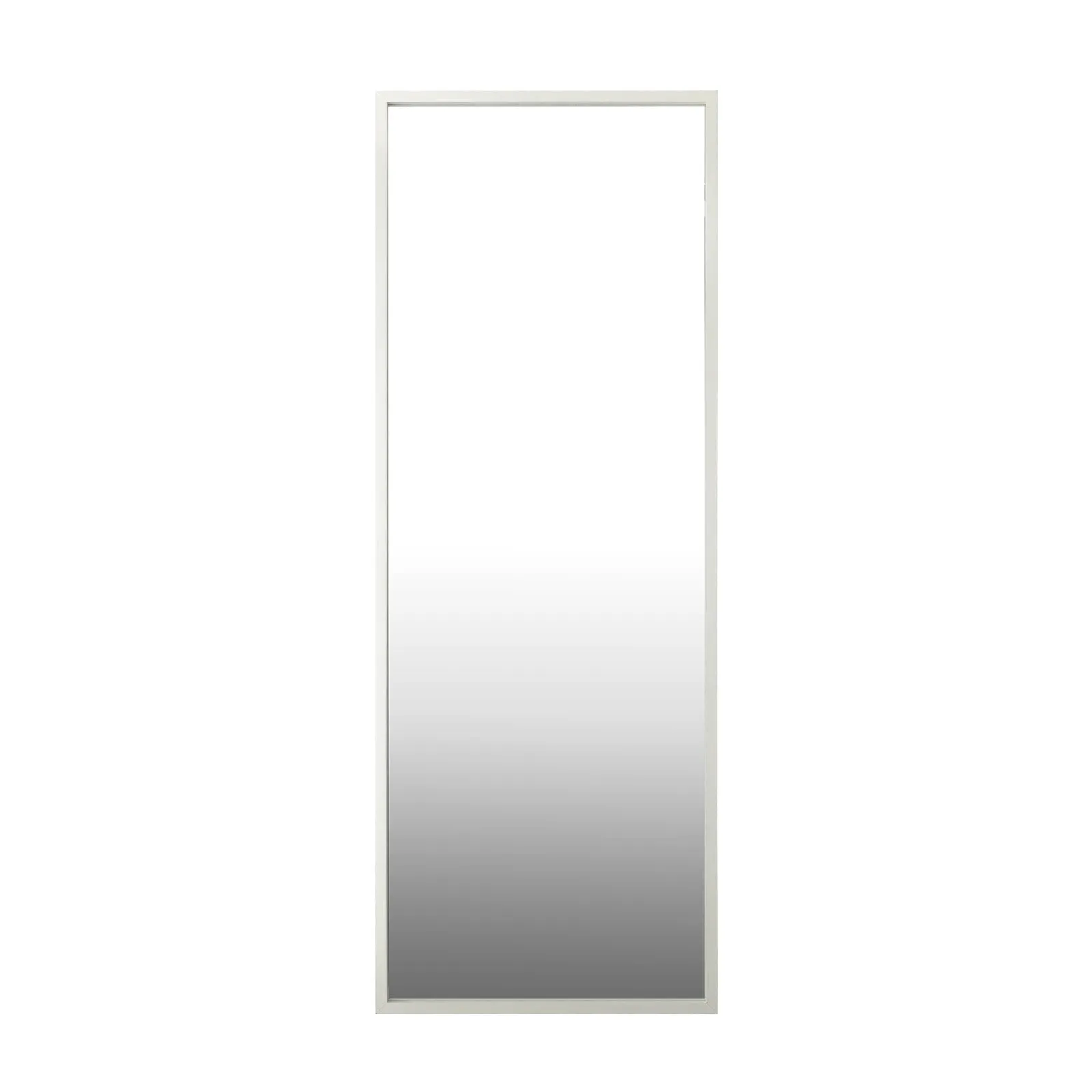 Oikiture Wooden Full Length Mirror 166x60cm Floor Mirrors Free Standing White