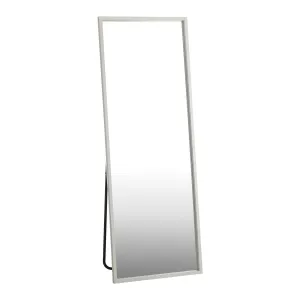 Oikiture Wooden Full Length Mirror 166x60cm Floor Mirrors Free Standing White