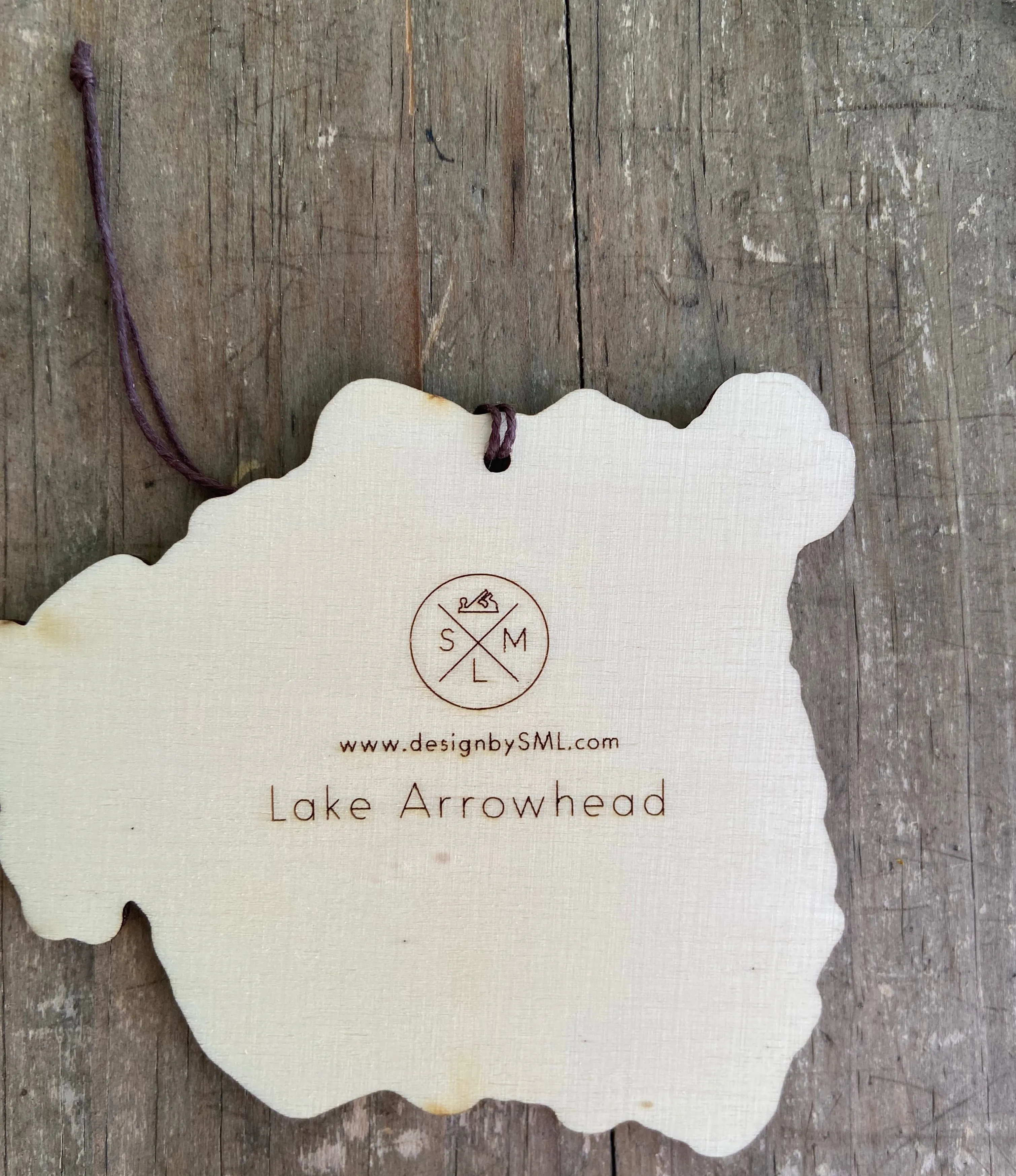ORNAMENT: LAKE ARROWHEAD TOPOGRAPHY
