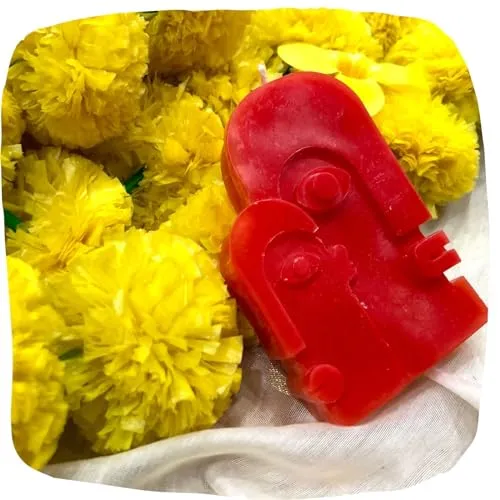 PALASH Pillar Candle (4 Pack) for Home Decor, Bedrom, Gift, Diwali, Birthday, Valentines, New Year, Christmas DIY (Pack of 4)