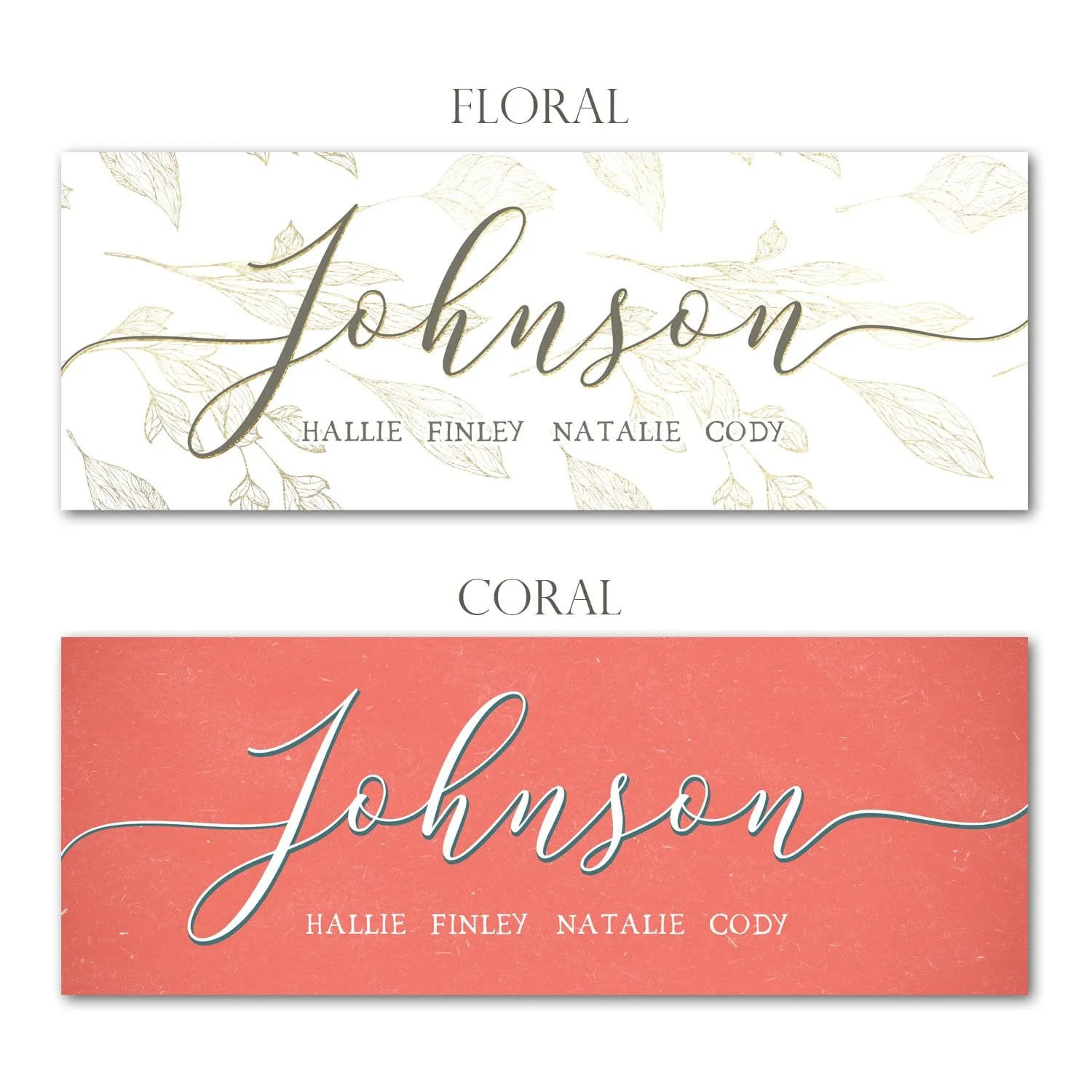 Personalized Farmhouse Script Art