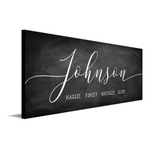 Personalized Farmhouse Script Art