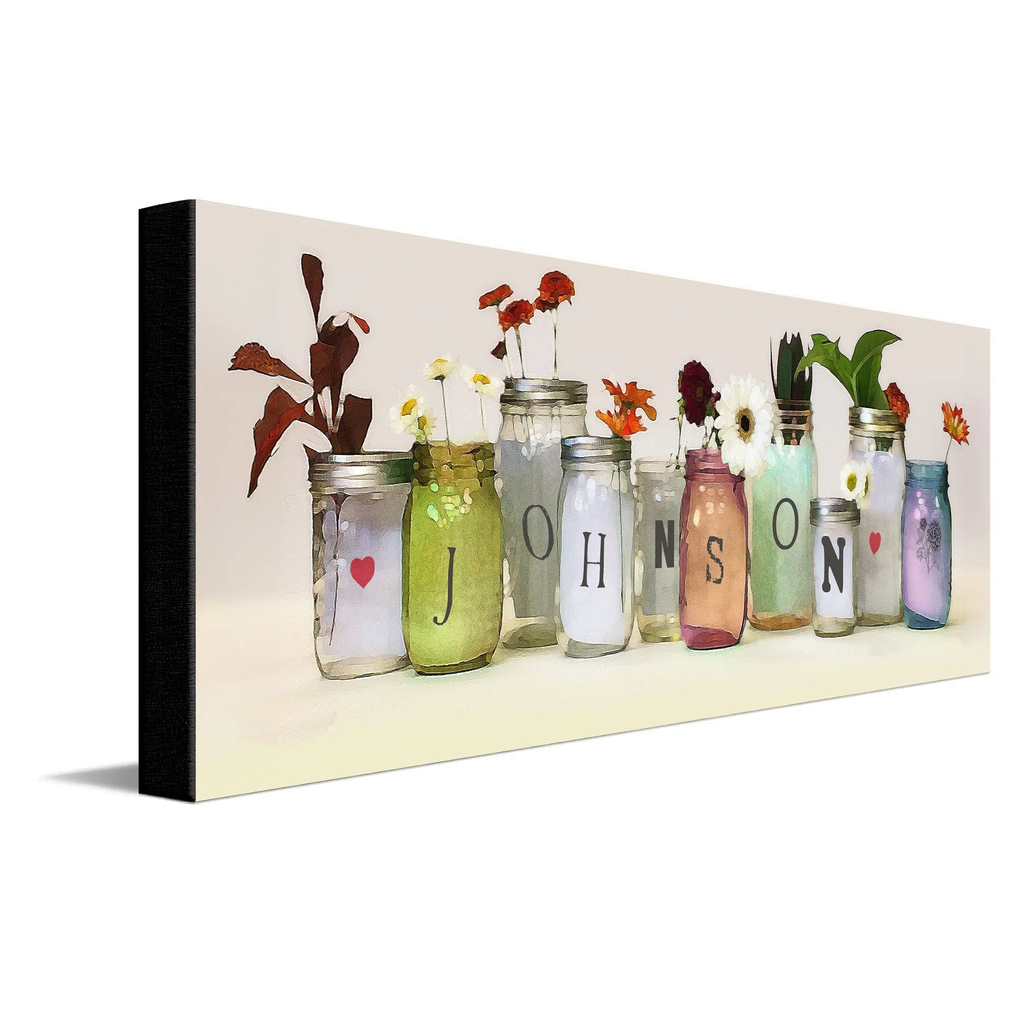 Personalized Mason Jars