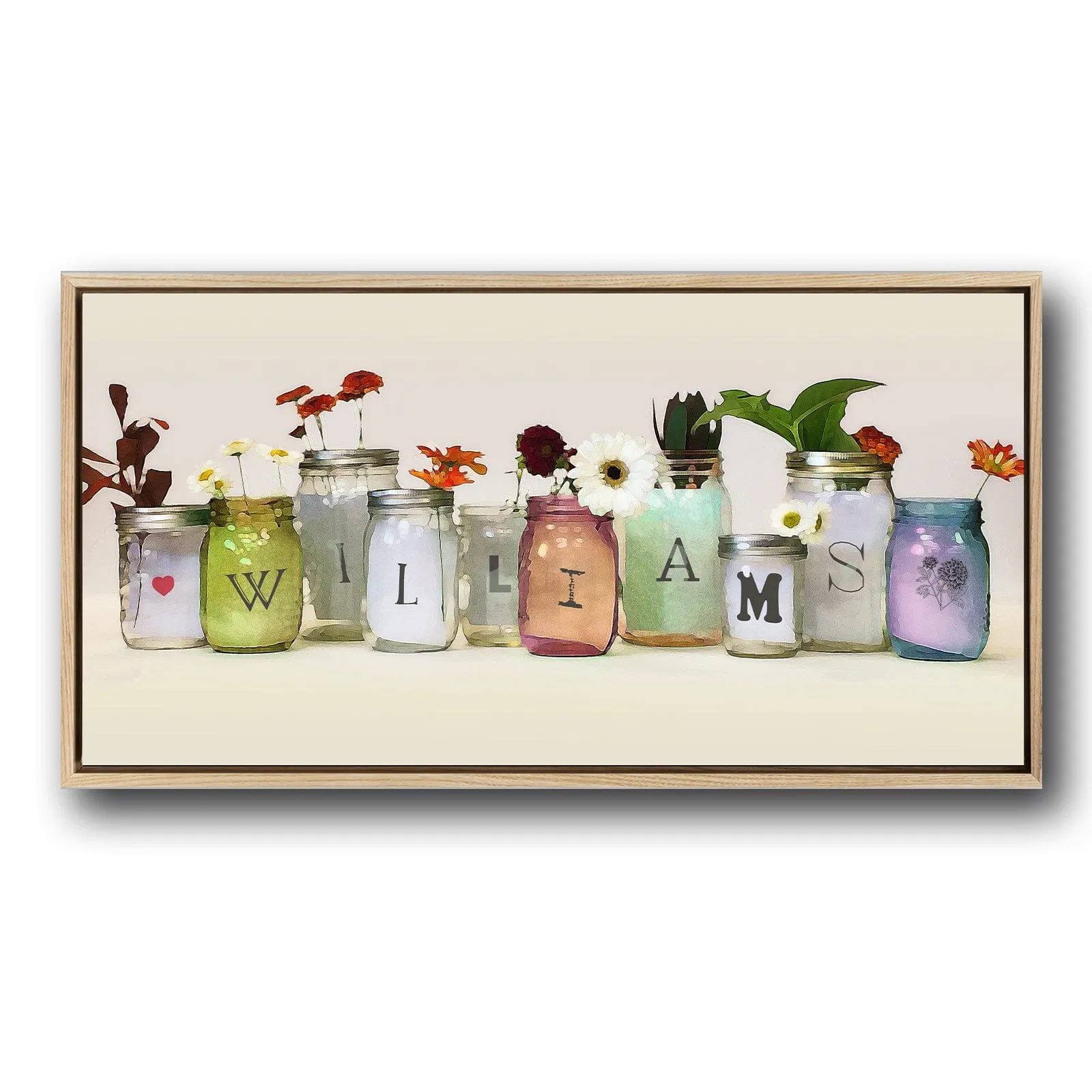 Personalized Mason Jars