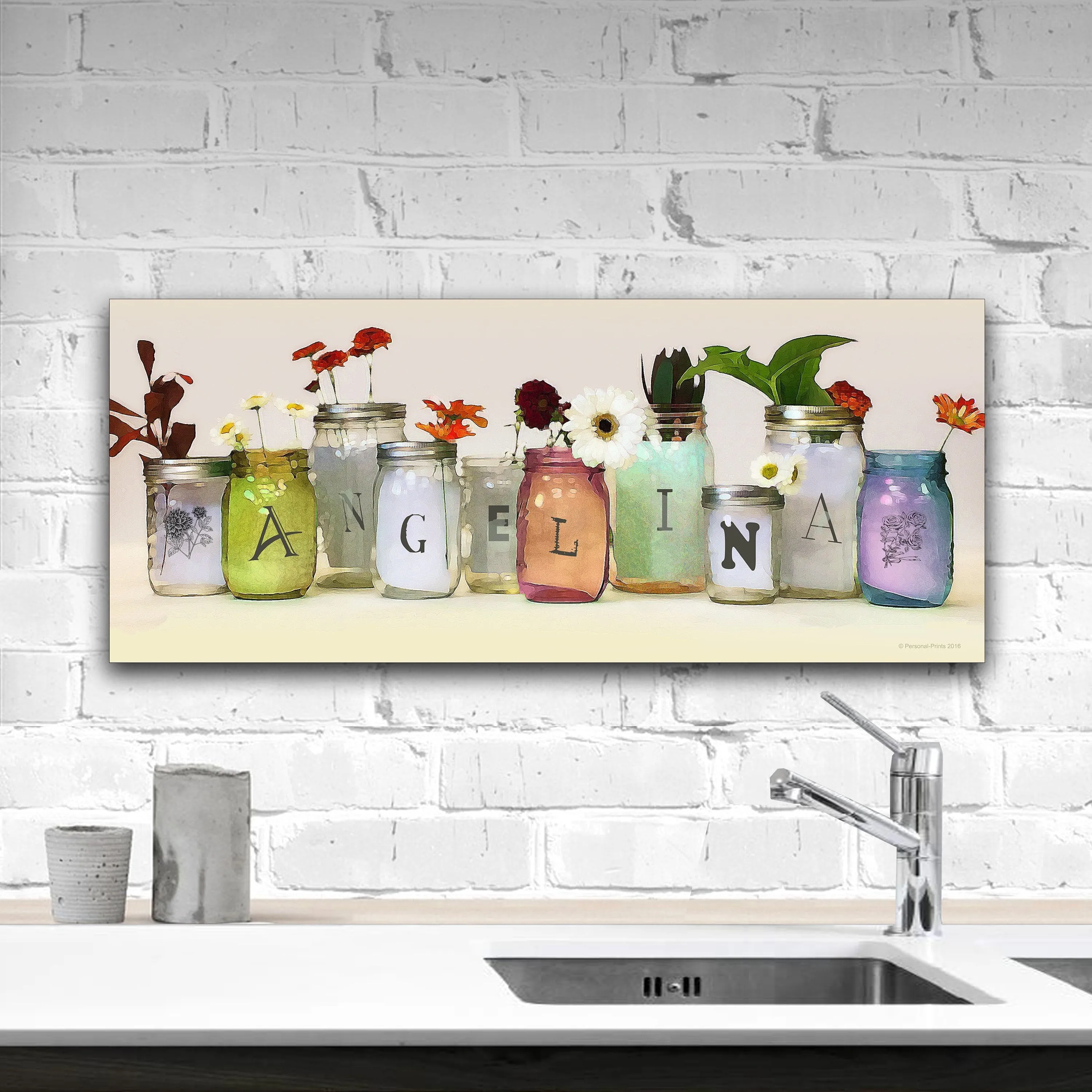 Personalized Mason Jars