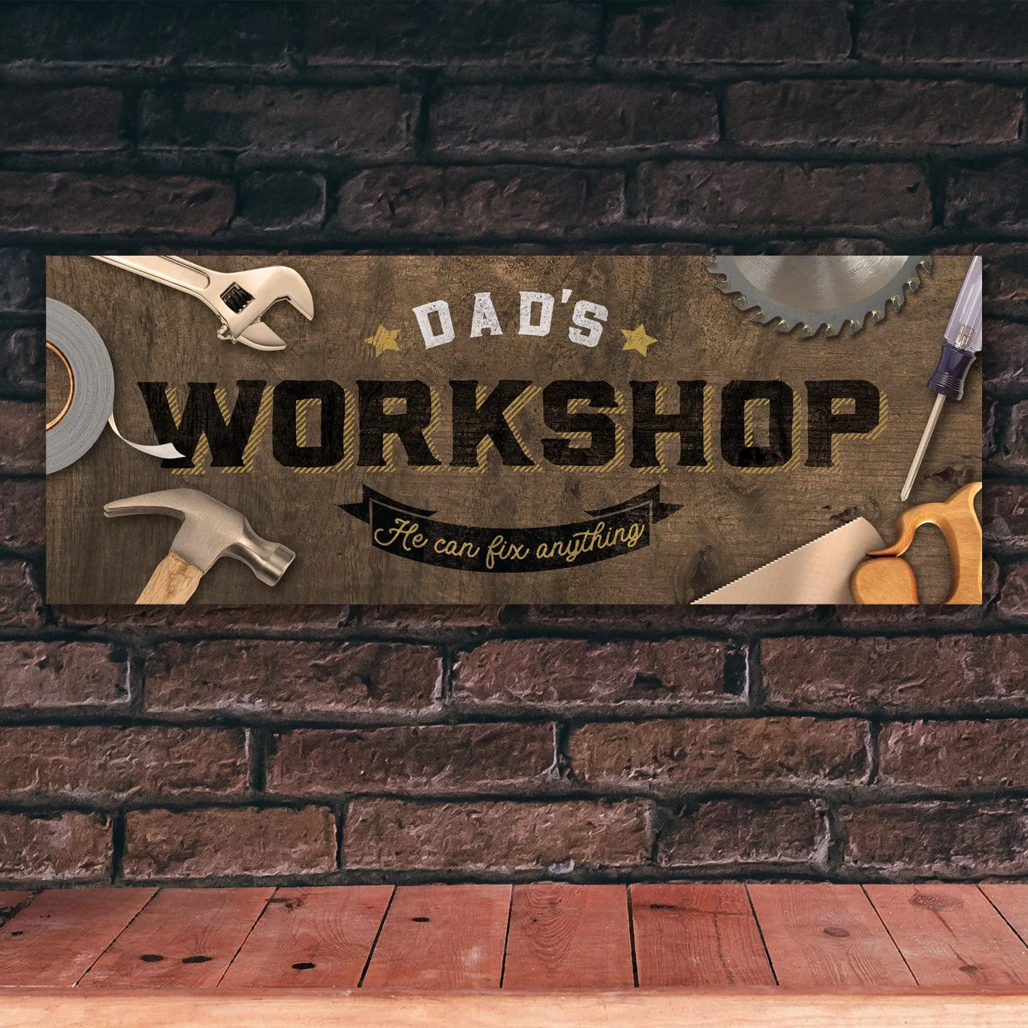 Personalized Workshop Sign