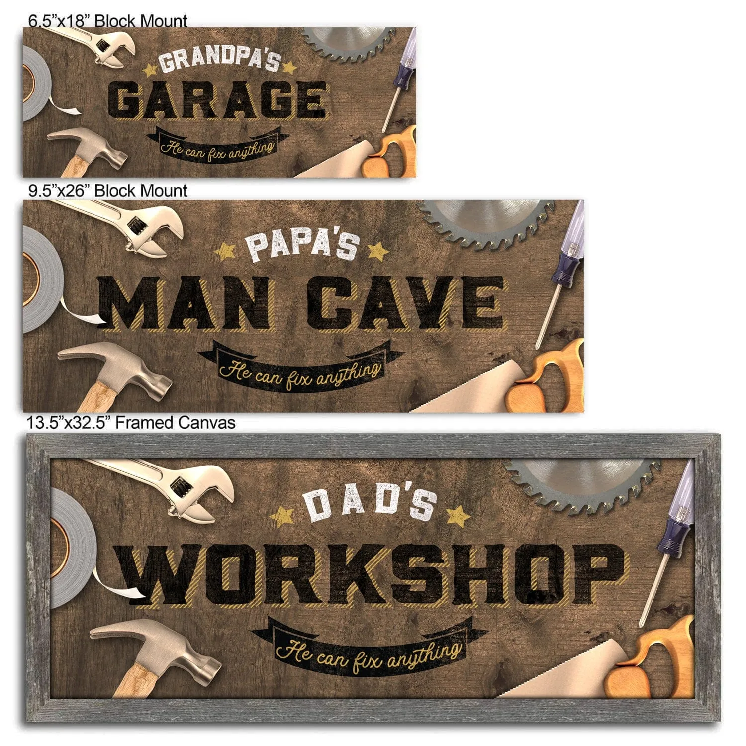 Personalized Workshop Sign