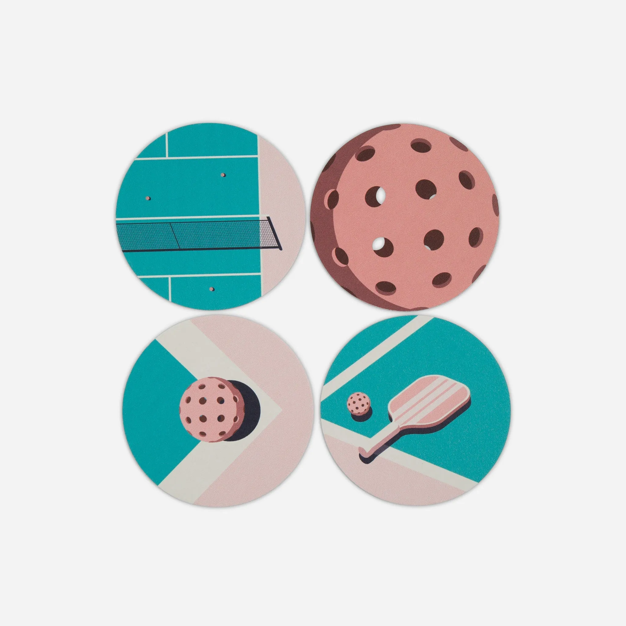 Pickleball Coasters