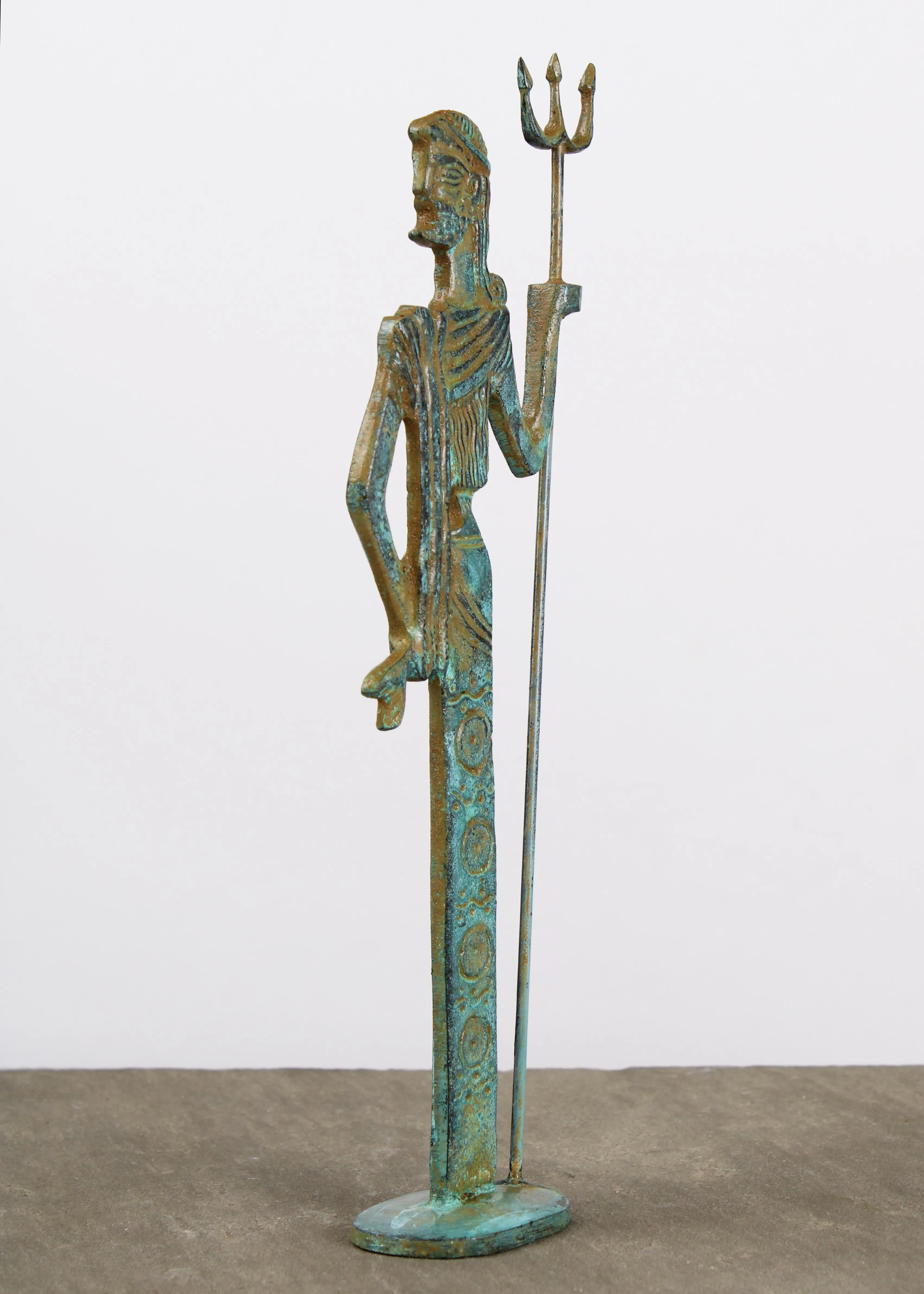 Poseidon Statue Bronze (Small) - God of the Sea