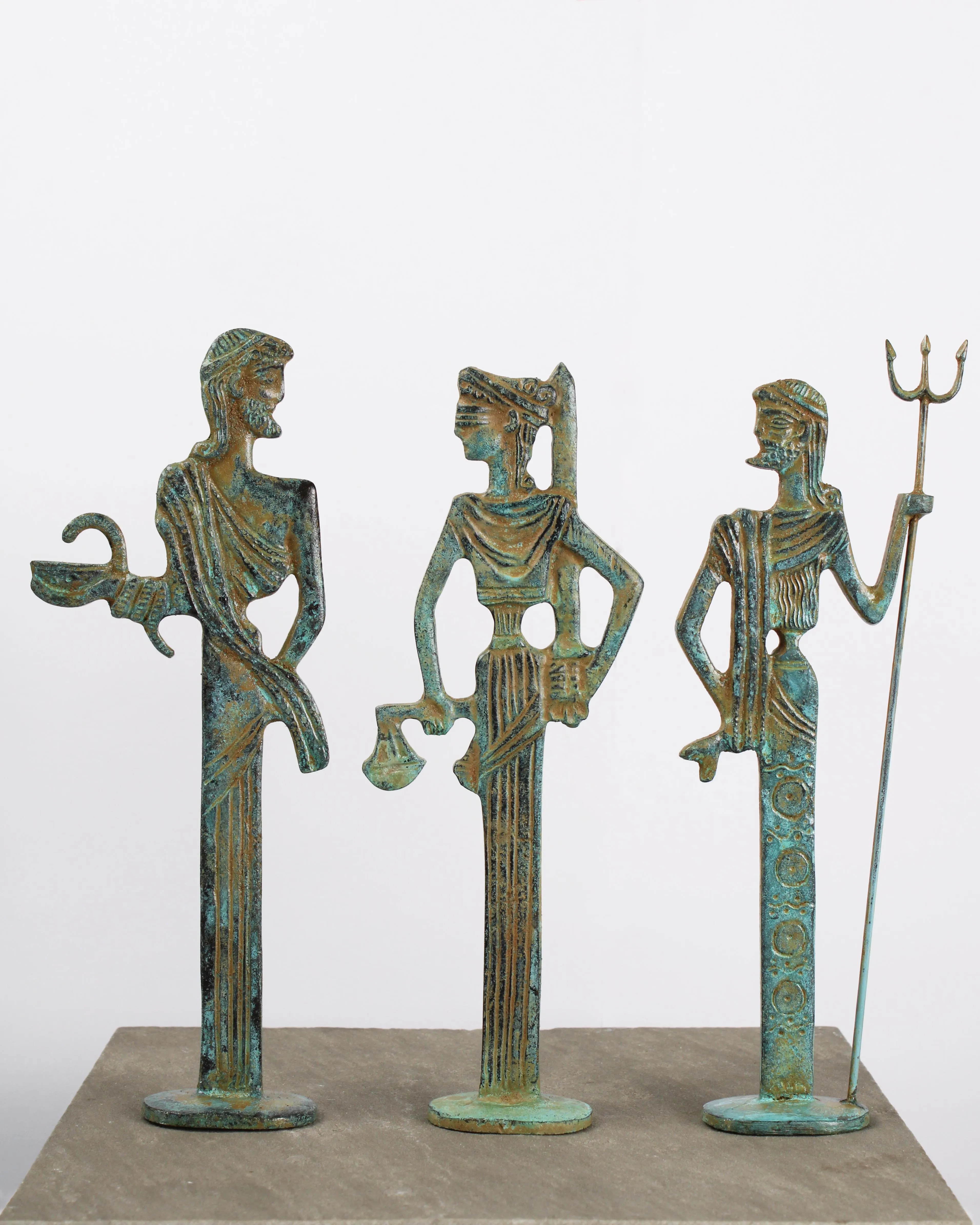 Poseidon Statue Bronze (Small) - God of the Sea