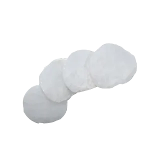 Quartz Coasters with Natural Trim, Set of 4