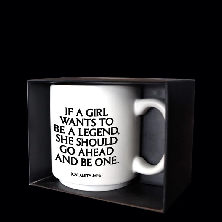 "girl legend" mini mug