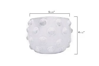Raised Dots White Planter