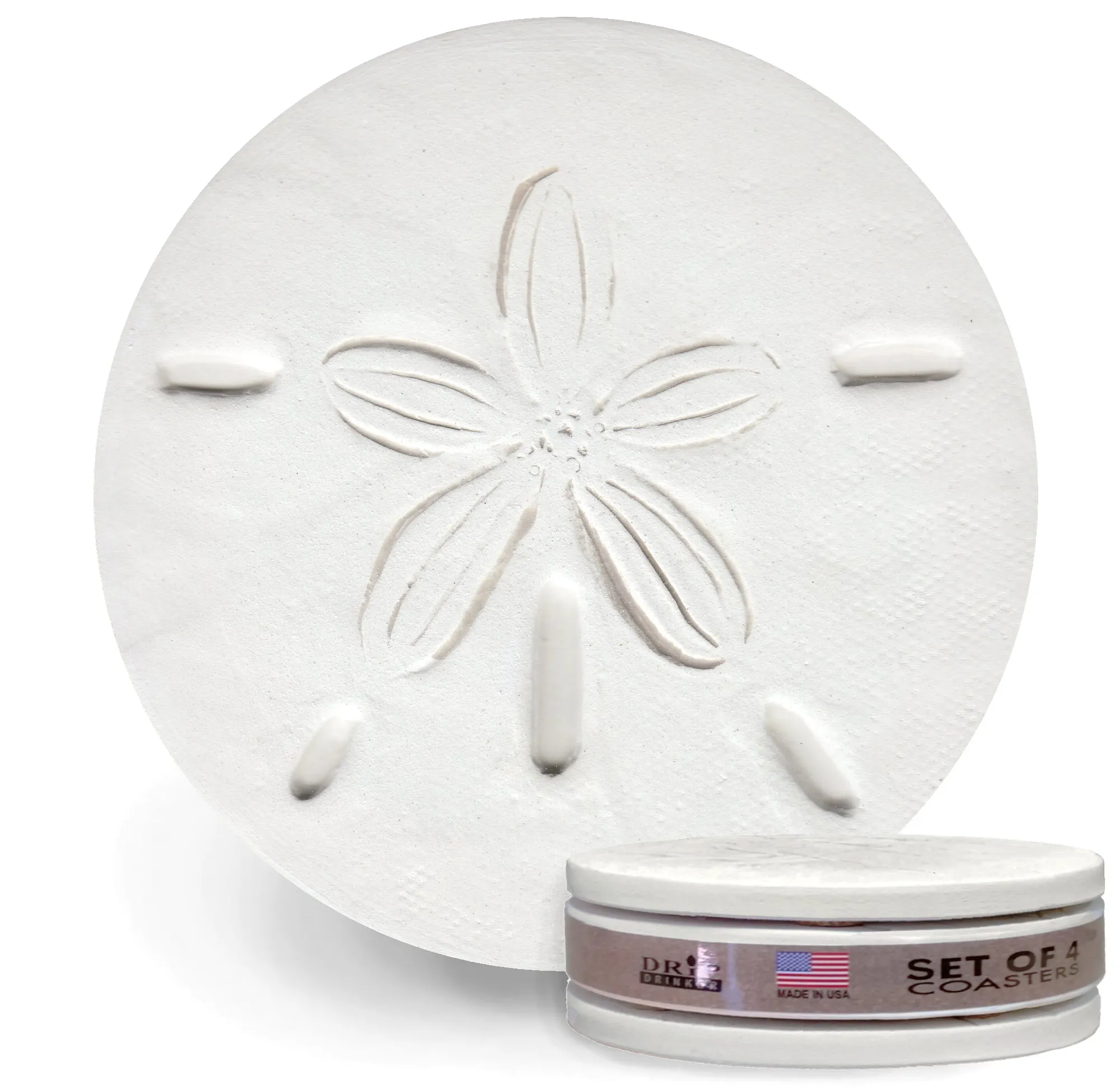 Sand Dollar Drink Coasters