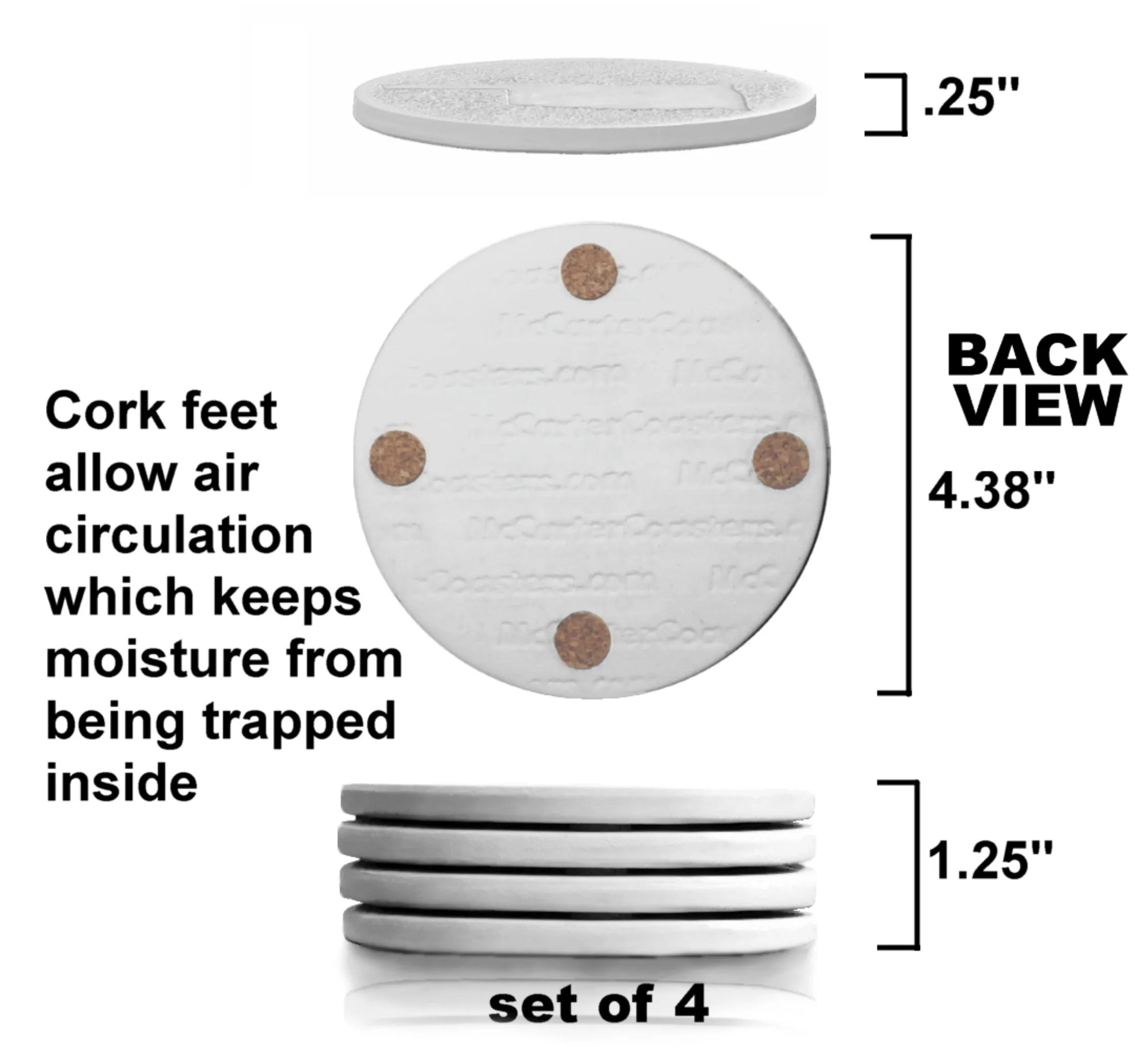 Sand Dollar Drink Coasters