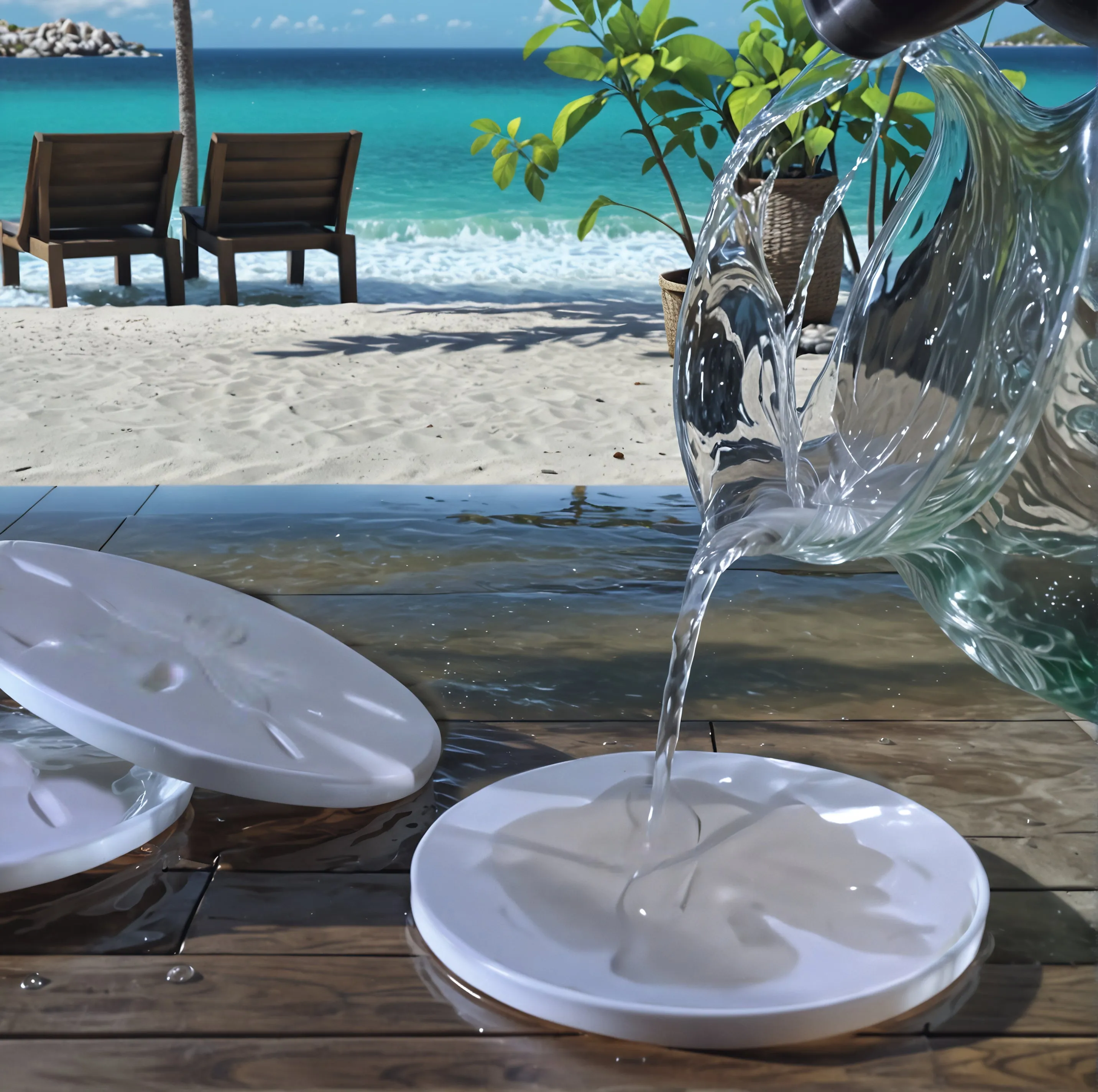 Sand Dollar Drink Coasters