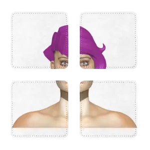 sarlotta Sublimation Coasters Pack of Four