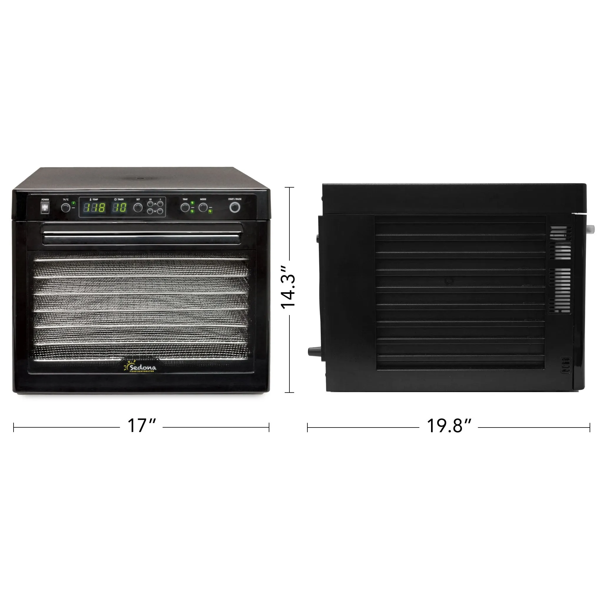 Sedona Classic Refurbished Food Dehydrator with Stainless Steel Trays