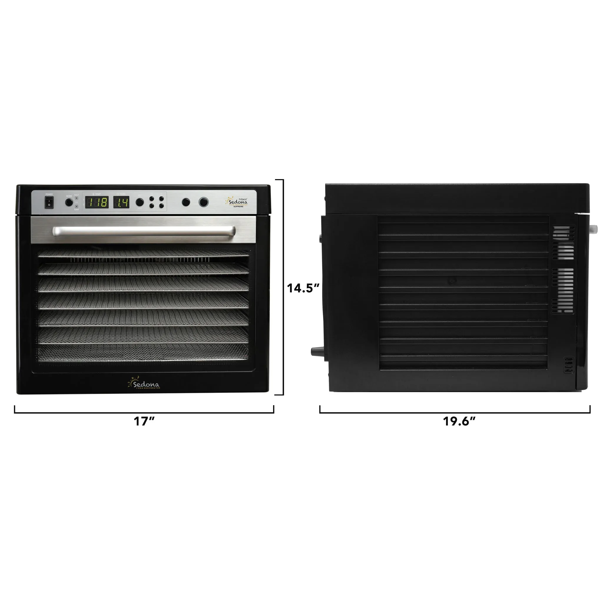 Sedona Supreme Refurbished Commercial Food Dehydrator with Stainless Steel Trays