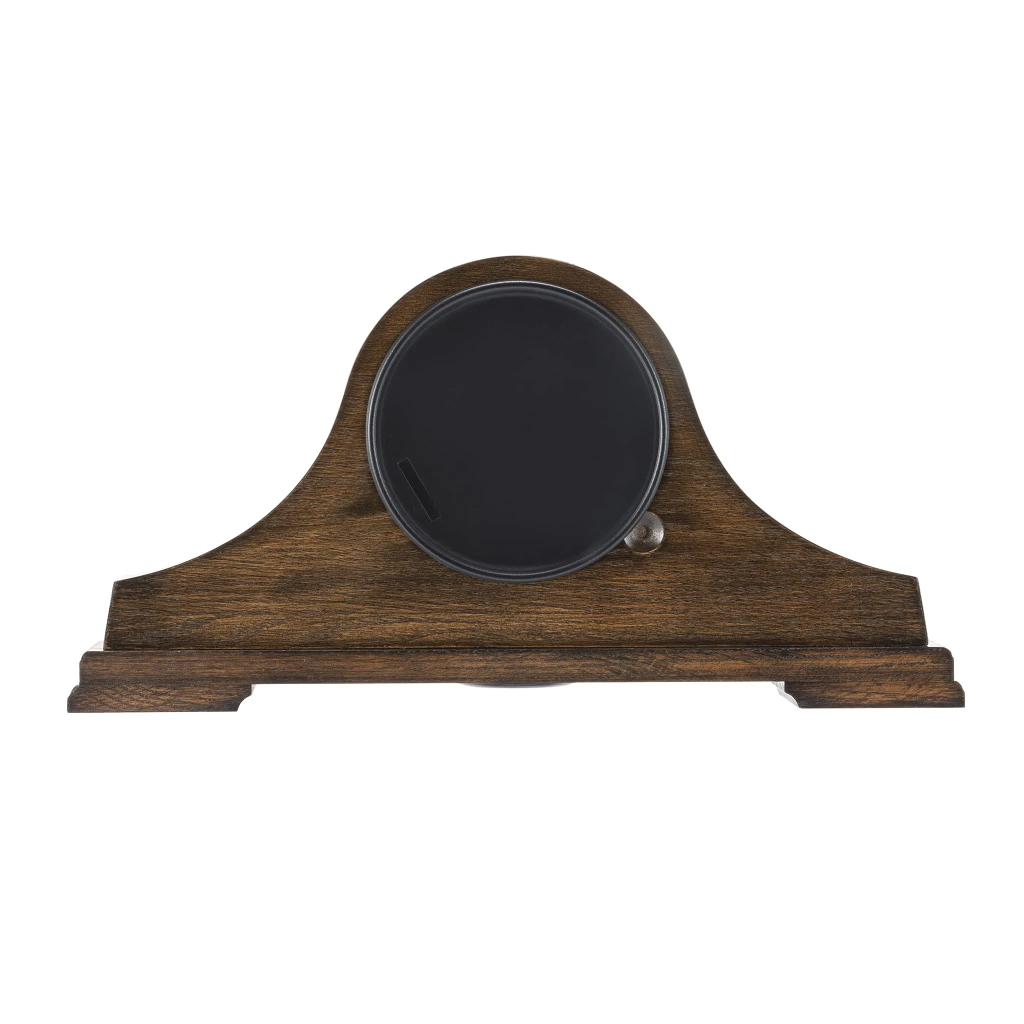 SEIKO Classic Table Top Brown Wooden English Numbers Table/Desk Clock for Study Room Home Office Desk Decoration Gifts (Size: 40 x 7.4 x 20.1 CM | Weight: 1700 gram)