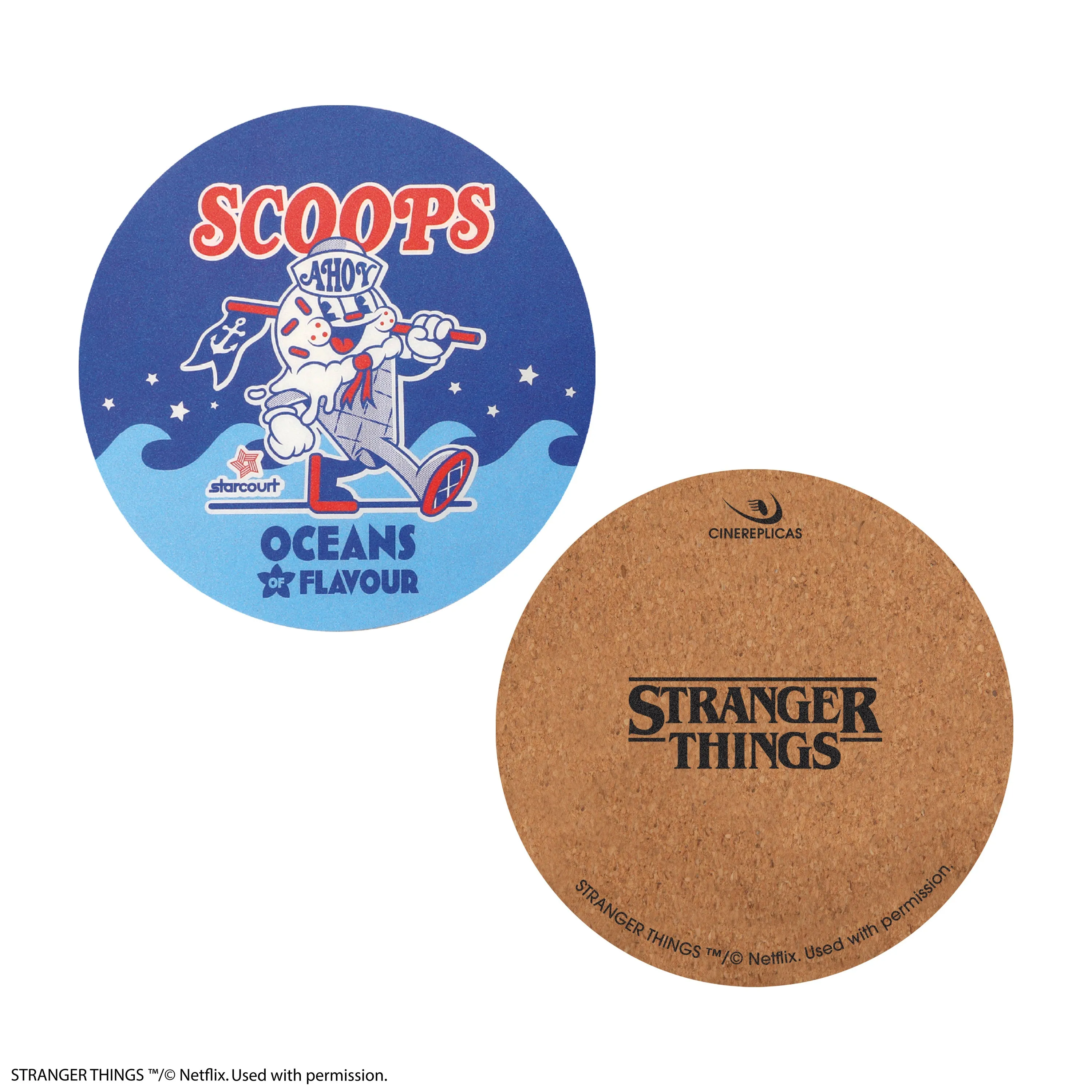 Set of 4 Scoops Ahoy Coasters