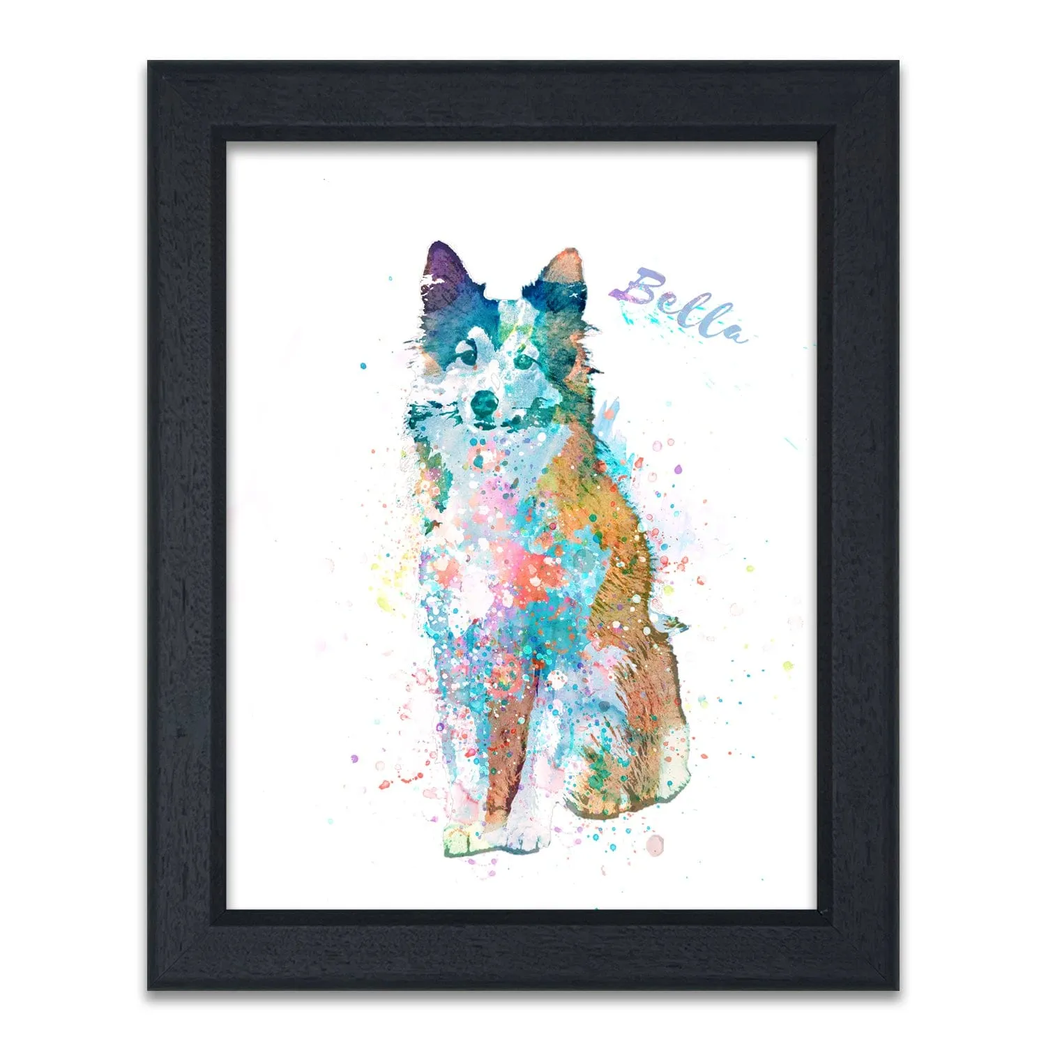 Sheltie Watercolor Print