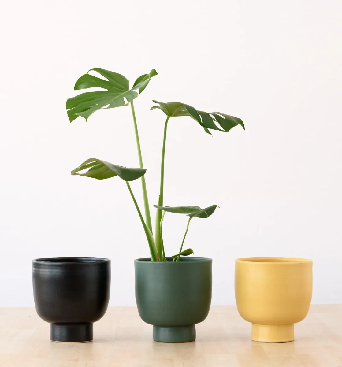 Shing Plinth Planter - Black