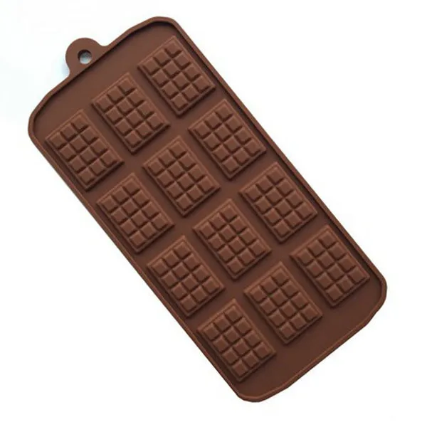 Silicone Mini Choco Bar Mould - 12 Cavity