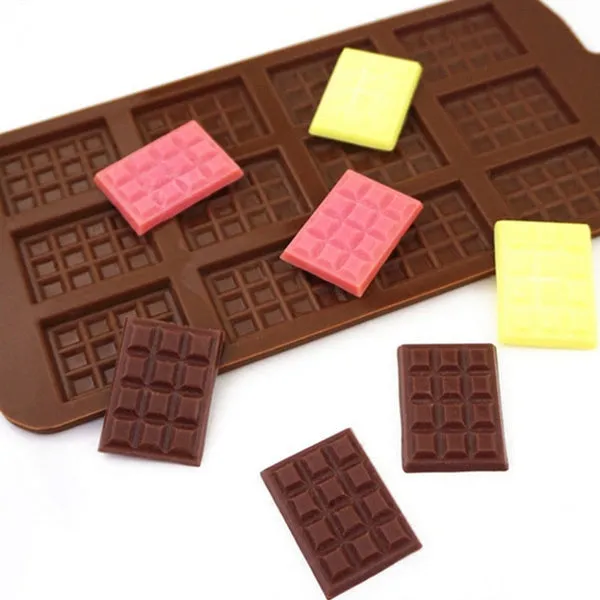 Silicone Mini Choco Bar Mould - 12 Cavity