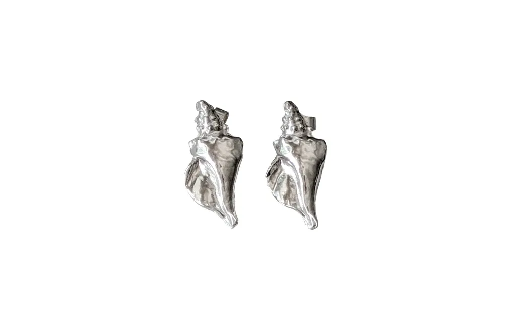 Sterling Silver Shell Earrrings