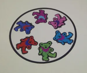 Sticker - Grateful Dead - Circle Bears