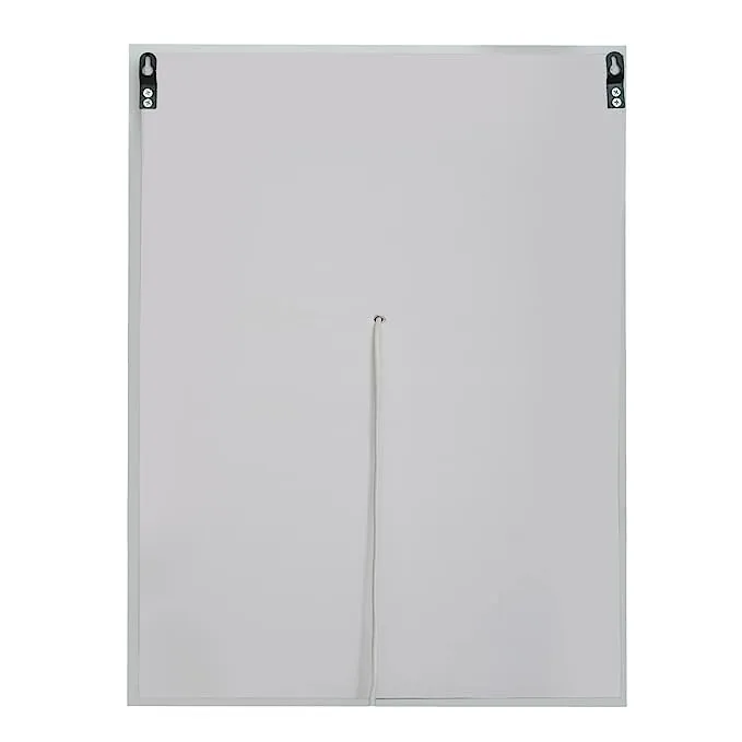 Sunsyze Modern Led Mirror for Bathroom & Bedroom, Styles Mirror with Light, Touch Sensor Controlled with 3 Colour Lights and Brightness Adjustable (18x24 Mirror Size)