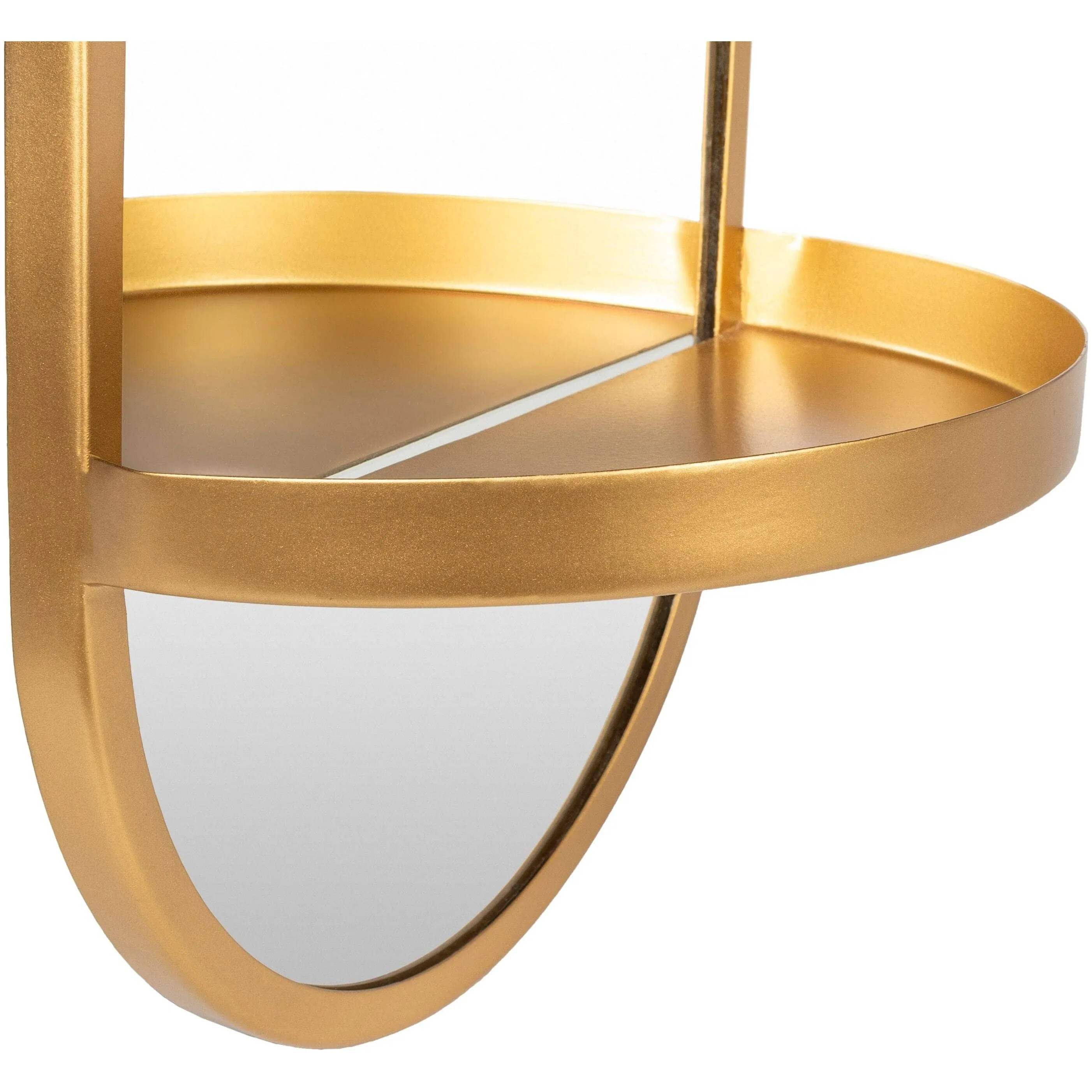 SURYA - Annapurna Gold Decorative Wall Mirror 12W x 24H - APR001-2412