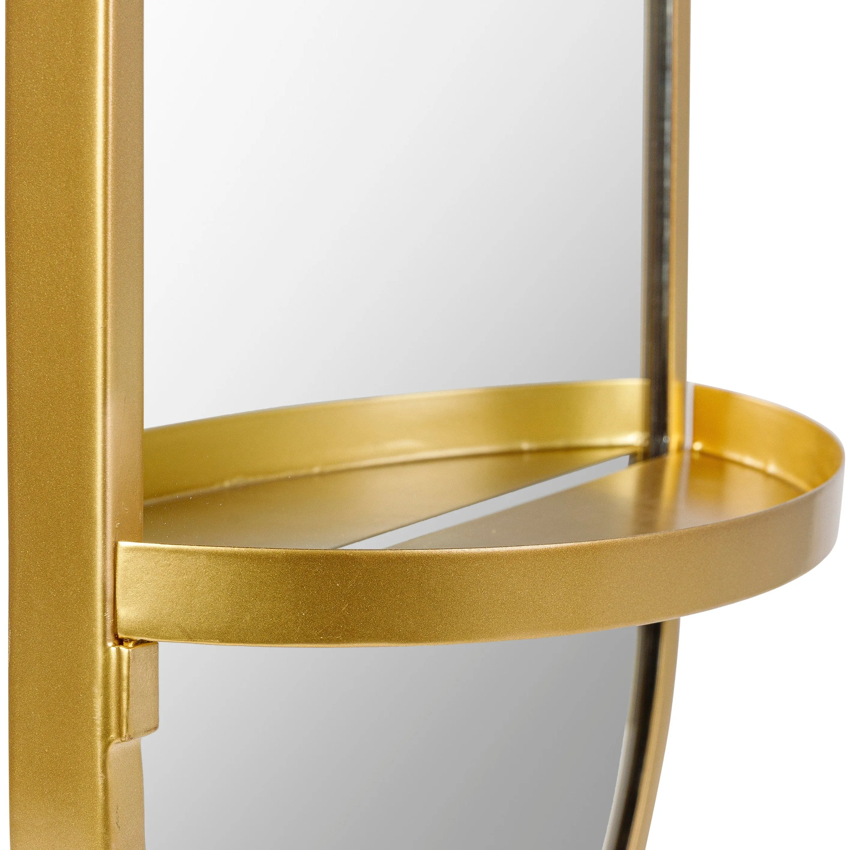 SURYA - Annapurna Gold Decorative Wall Mirror 12W x 24H - APR001-2412