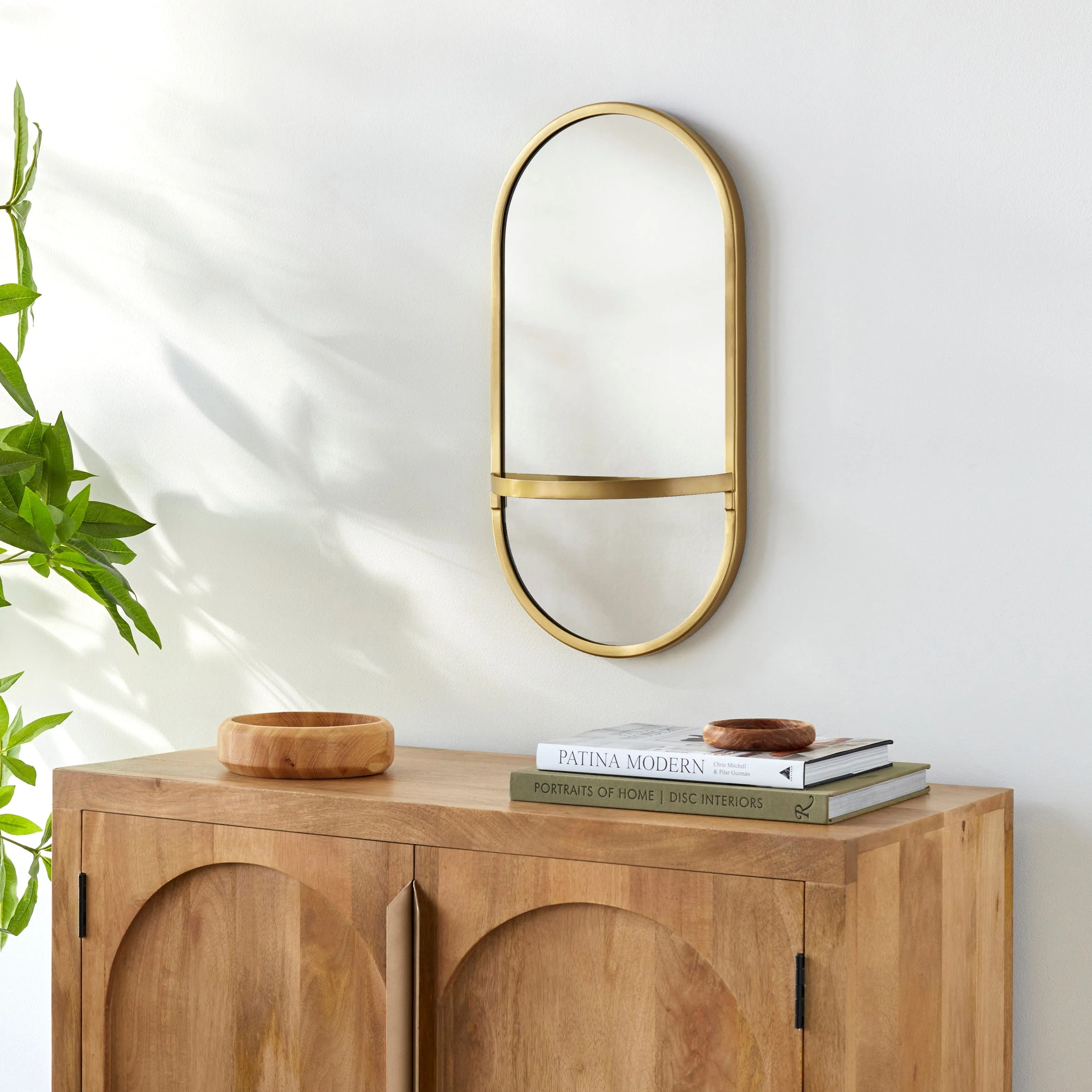 SURYA - Annapurna Gold Decorative Wall Mirror 12W x 24H - APR001-2412