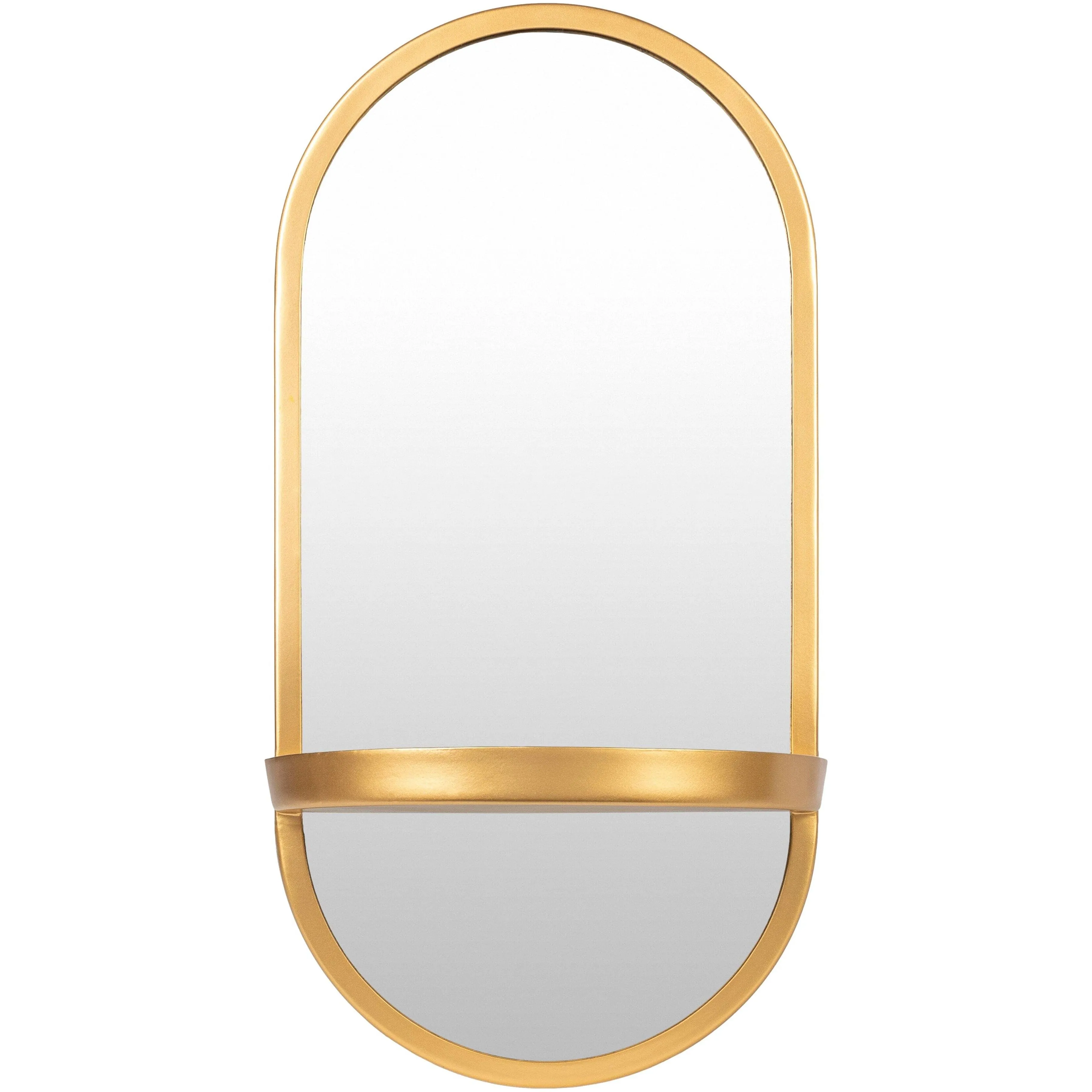 SURYA - Annapurna Gold Decorative Wall Mirror 12W x 24H - APR001-2412
