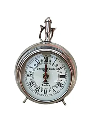 Table Clock Nikhil 7.5 inches Clock for Home Study Living Room and Office Living Room Bedroom Kitchen Office