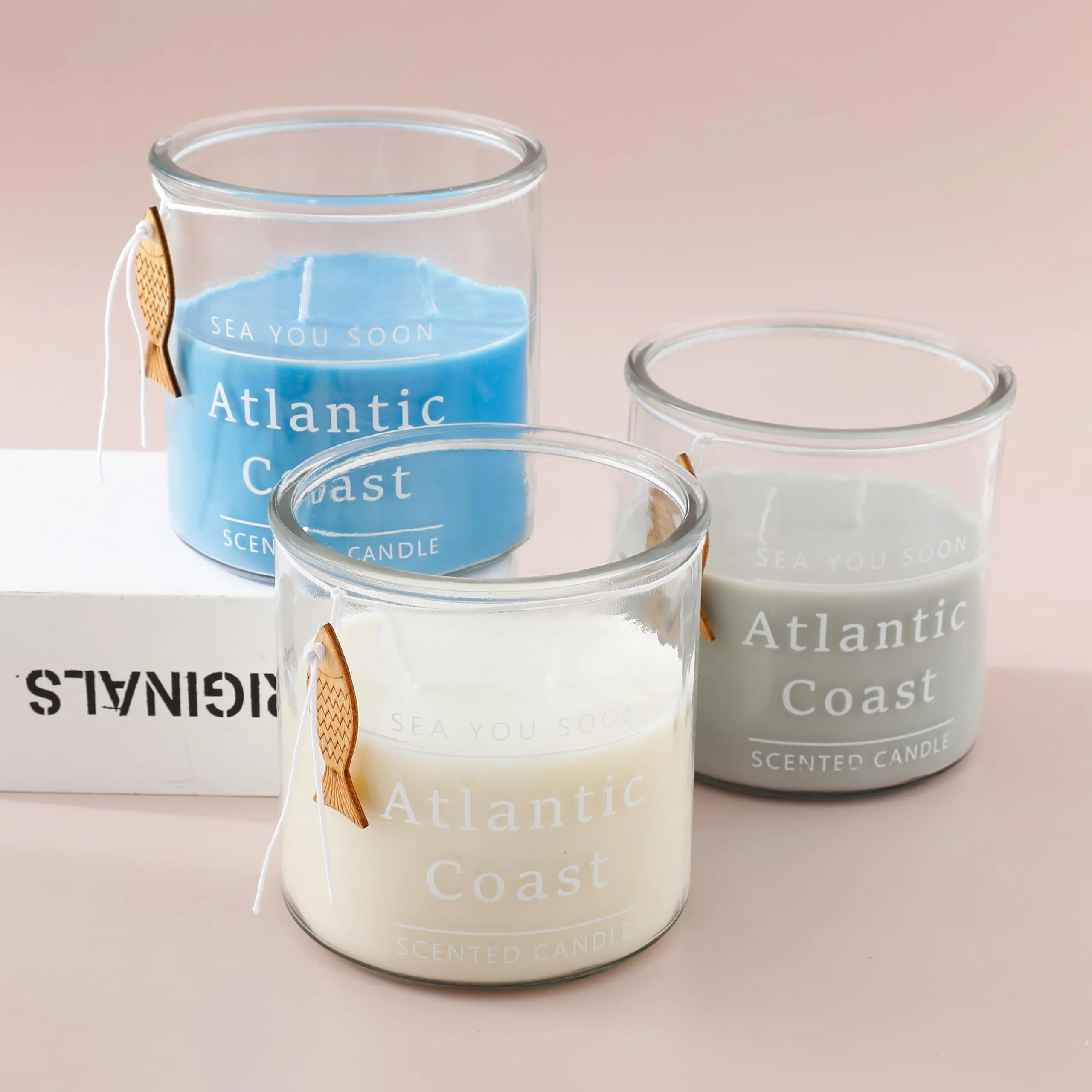 The Better Home 430g Wax Blue Water Fragrance Scented Candles Home Decor & Aromatherapy | 60 Hours Burn Time | Perfect for Gifting, Lighting | Fragrance Candles for Home in Reusable Jars