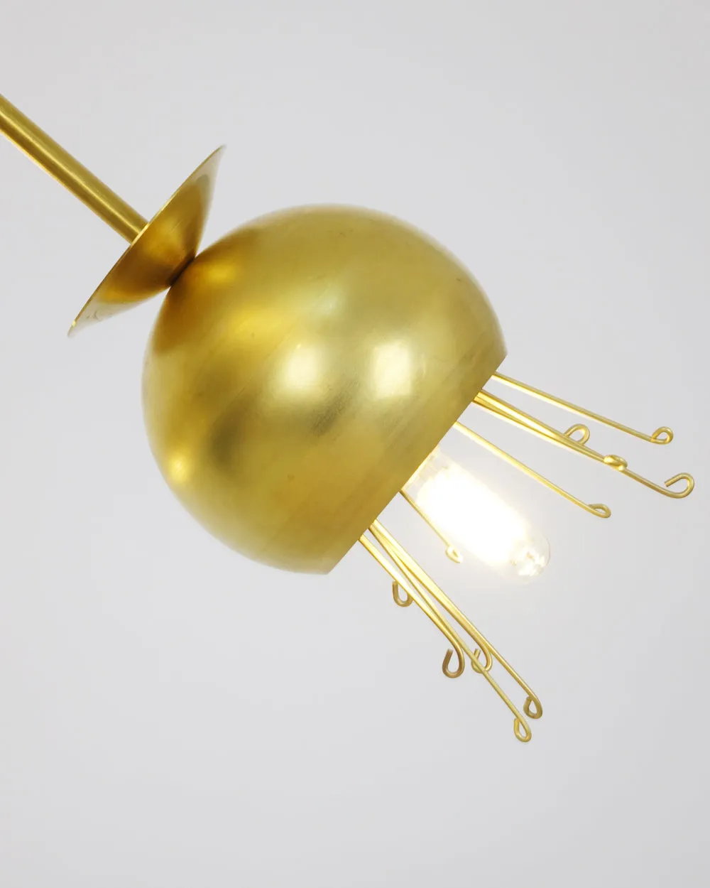 The Fleurish Minor Chandelier Brass