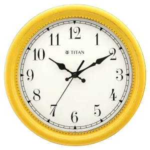Titan Contemporary Distressed Finish Wall Clock with Silent Sweep Technology - 30 cm x 30 cm (Medium)