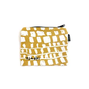 Tjanpi x Margaret Smith - Yellow Zip Pouch