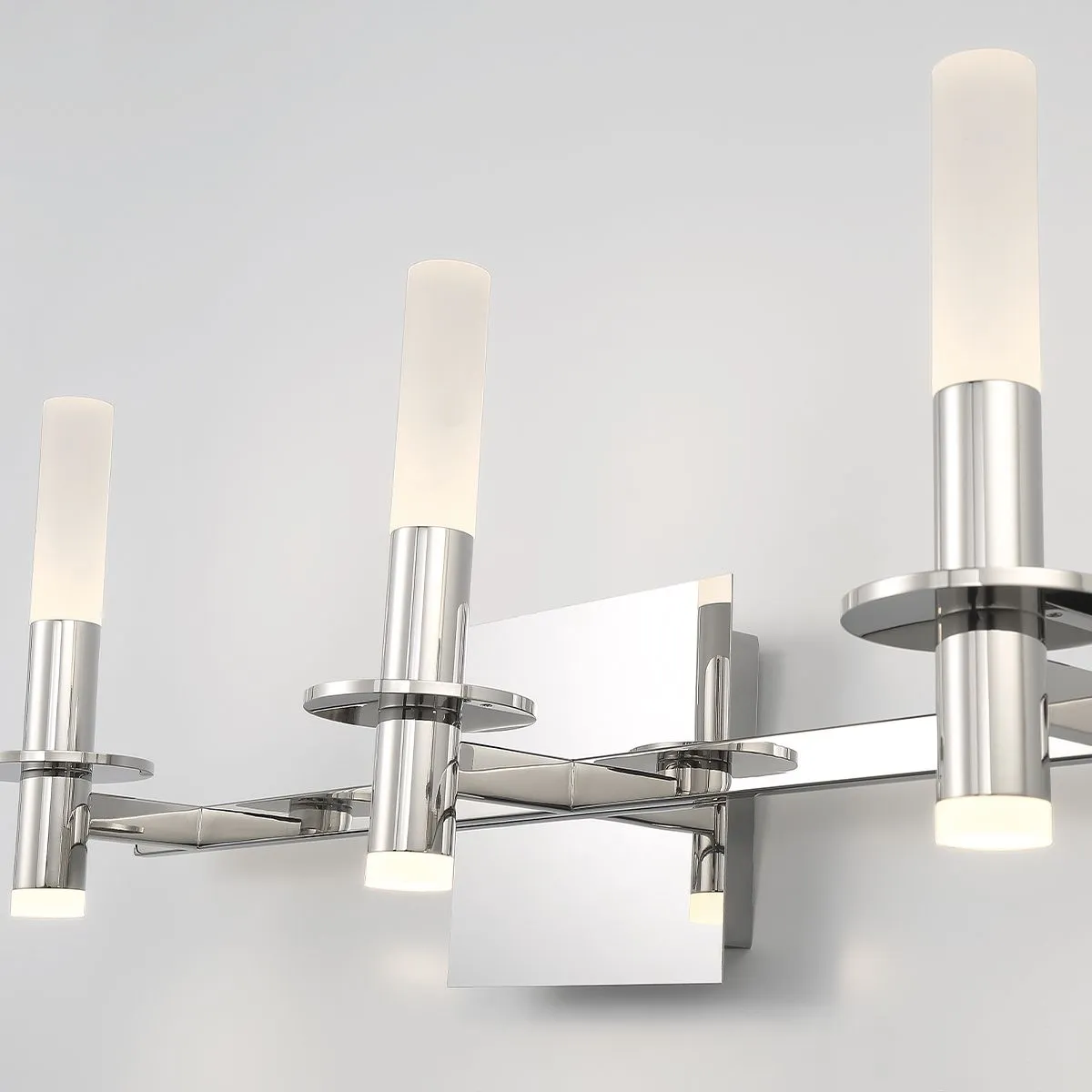 Torna 6 Lights 24 in. LED Vanity Light Polished Nickel Finish