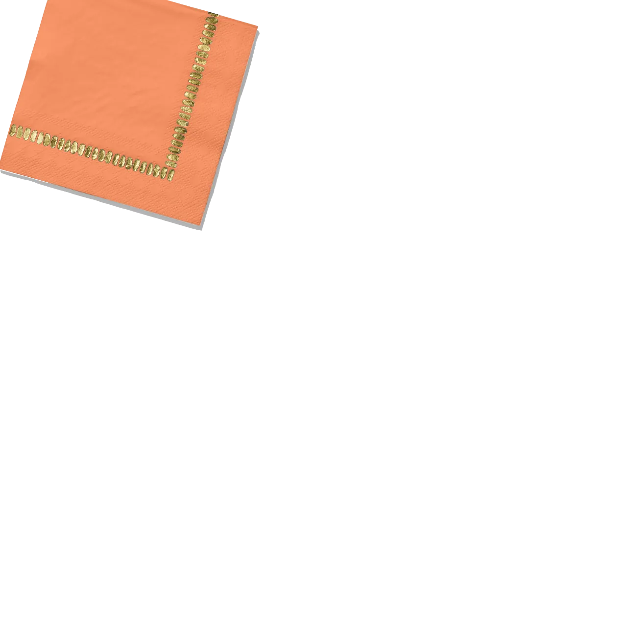 Tropical Coral Brushstroke Cocktail Napkins (25 per pack)