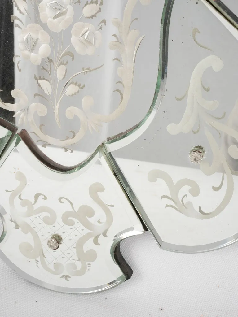 Venetian style mirror - small 25¼" x 15¾"