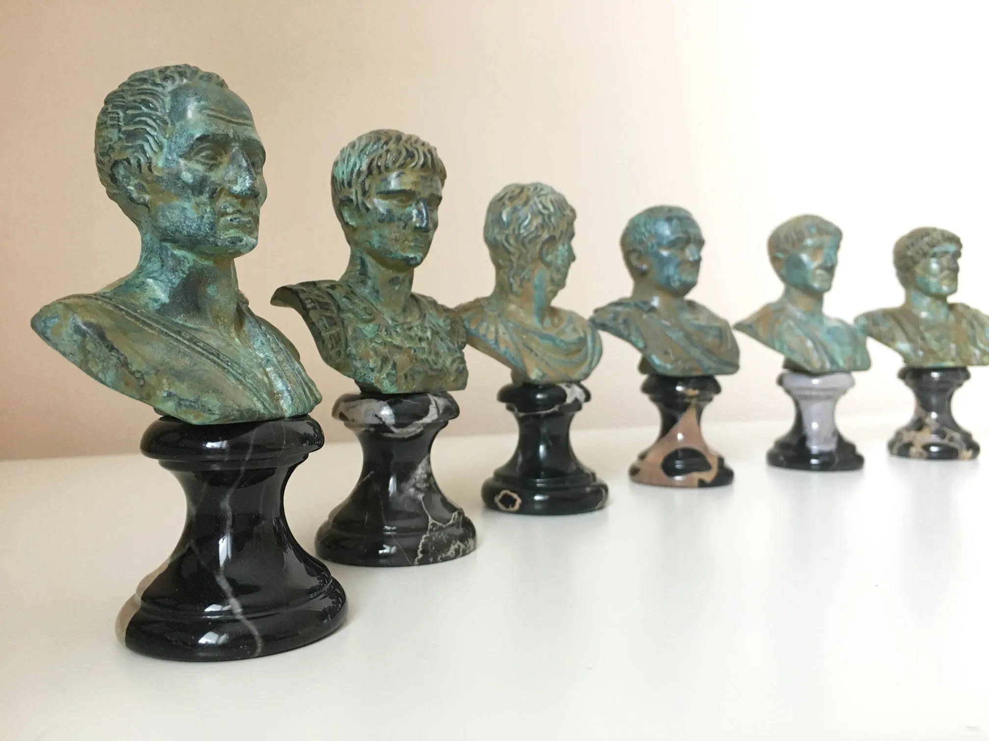 Vespasian Bust (Green Bronze)